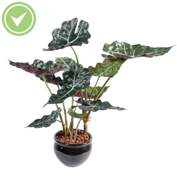 Alocasia Pot Plante verte artificielle