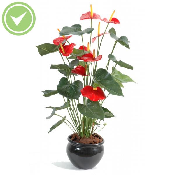 Anthurium*9 En Pot Plante verte artificielle