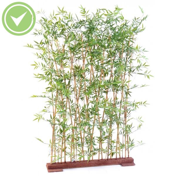 Bambou Japanese Plast Haie Uv Resistant Socle 95 Végétal artificiel