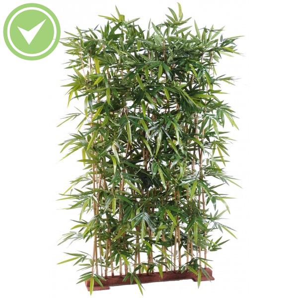 Bambou New Haie 150 Socle 75 Végétal artificiel