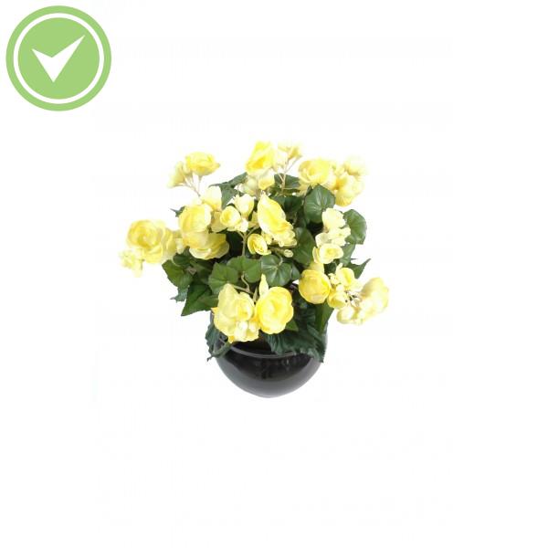 Begonia*90 Plante artificielle fleurie