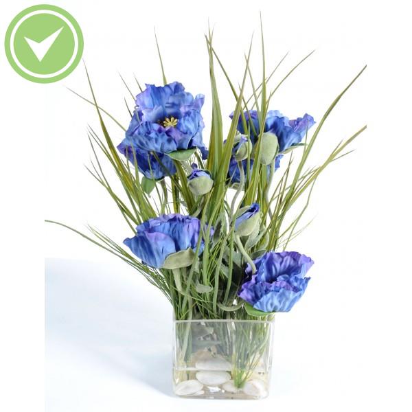 Bouquet Bleu Sauvage Végétal artificiel