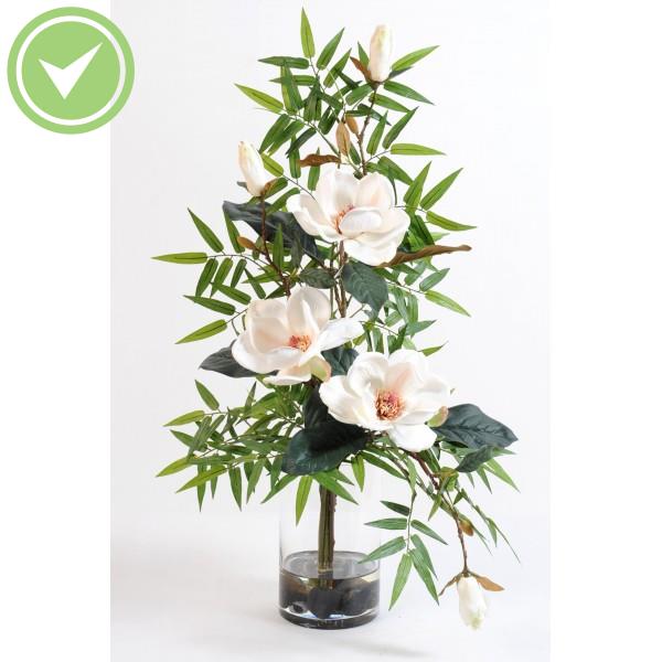 Bouquet Magnolia Bambou Bouquet artificiel