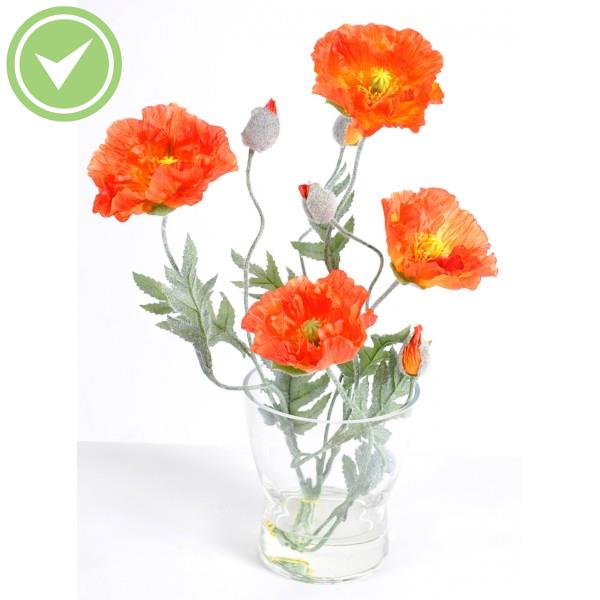 Bouquet Pavot Orange 2014 Bouquet artificiel