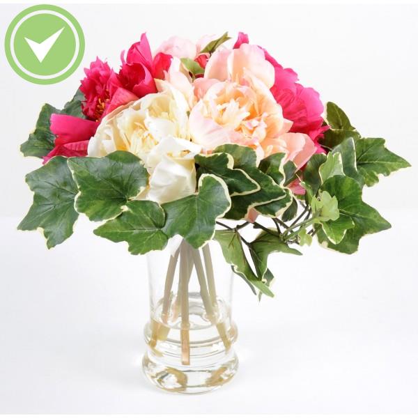 Bouquet Pivoine Br Bouquet artificiel