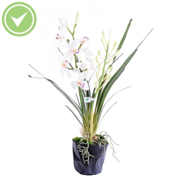 Cymbidium Plante 80 Cm Végétal artificiel