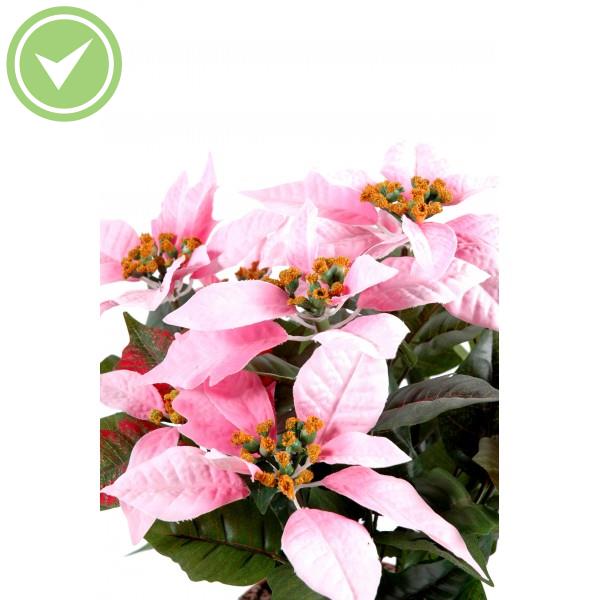 Poinsetia*9 Plante verte artificielle