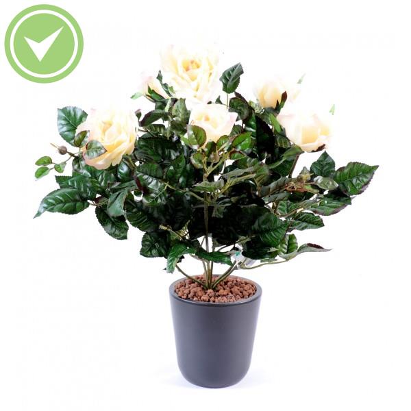 Rosier Francais Piquet*6 Plante artificielle fleurie