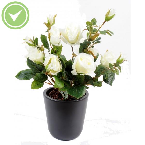 Rosier Piquet 9F Plante artificielle fleurie