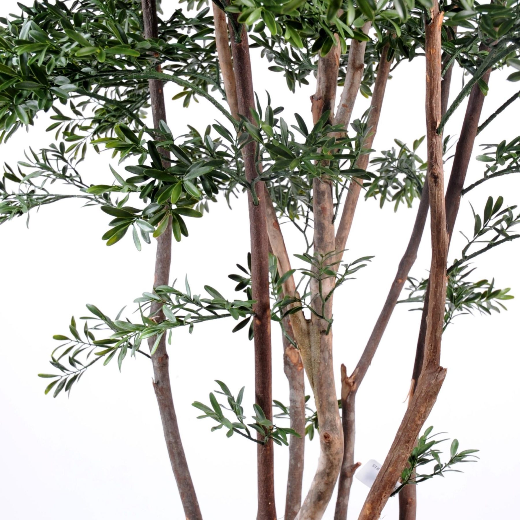 Autre angle : saule synthétique de 175 cm avec 1 740 feuilles vertes en PE